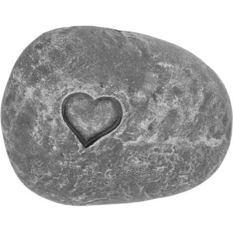 Piedra conmemorativa para mascotas, piedra de jardín, letras DIY, piedra de imitación, marcador de tumba para mascotas, material de resina, apto para gatos (gris piedra amor) (1/4)