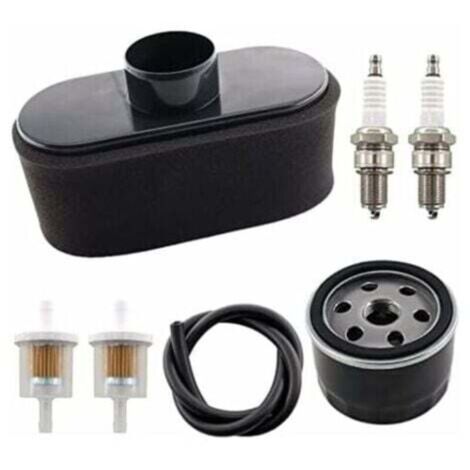Conjunto de filtro de aire con prefiltro de aceite y bujía para Kawasaki FR651V FR691V FR730V FS481V FS541V FS600V FS651V FS691V FS730V motor de 4 tiempos. (1/4)