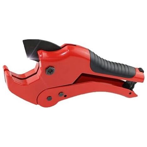Cortadora automática de tubos de PVC, cortadora de tubos de plástico PVC, cortadora de tubos de plástico de 42 mm para cortar tubos de plástico PEX, PVC y PPR de diámetro exterior. (1/4)