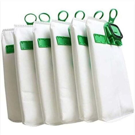 Juego de 6 bolsas de filtro para aspiradoras Vorwerk VK140, VK150 (1/4)
