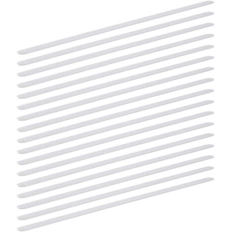 Juego de 18 tiras antideslizantes, longitud 40 cm, autoadhesivas, para azulejos, escaleras, ducha, transparentes (1/4)