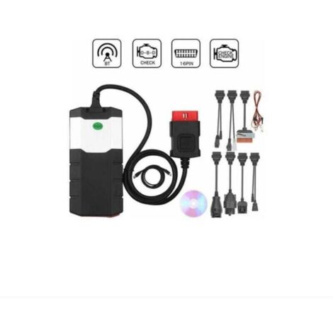 Herramienta de diagnóstico de errores de camión Ds150E BT CDP TCS con 8 cables OBD 2, lector de códigos, compatible con el sistema de motor del coche, escáner para camión, automático.