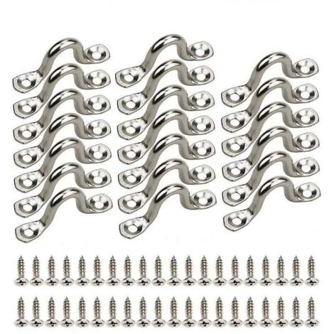 Asidero para barco, 20 unidades, 56 mm, acero inoxidable 316, para yates, barcos, autocaravanas, (1/4)