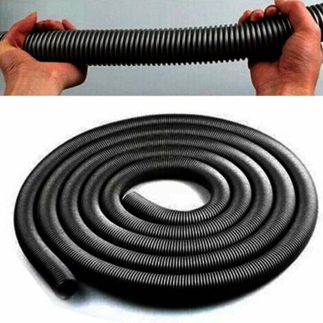 Manguera de aspiradora de 3 metros, flexible de 32 mm, negra, talla única