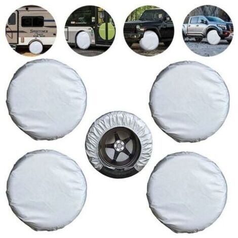 Paquete de cubierta universal impermeable para neumáticos - Protección solar - de 24 a 26 pulgadas (1/4)