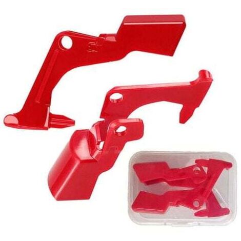 Paquete de 2 interruptores de potencia para Dyson V10 V11, potente botón de disparo, repuestos para Dyson V11 V10, color rojo (1/4)