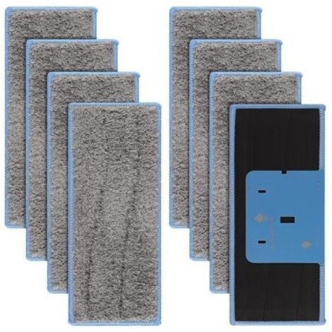 Paquete de 8 mopas lavables para iRobot Braava Jet M6134, lavables (1/4)
