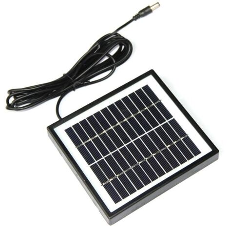 Panel solar de polisilicio de 12 V y 2 W para luz de pared de cámara de seguridad (13 x 14 cm) (1/4)