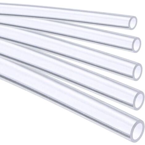 Manguera flexible de silicona de alta calidad, 14 mm de diámetro interior x 18 mm de diámetro exterior, 2 mm de grosor, tubería de agua transparente, 5 metros de longitud, resistente a altas temperatu (1/4)