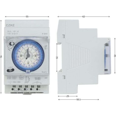 Temporizador Mecánico Para Escalera 220-240V - Interruptor Automático De Tiempo Para Luces Y Electrodomésticos