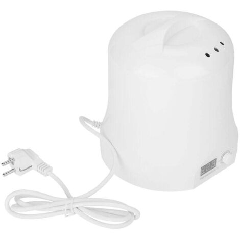 Calentador de cera eléctrico para depilación en casa, portátil, con control de temperatura ajustable, plástico ABS de primera calidad, enchufe UE 220-240 V (1/4)