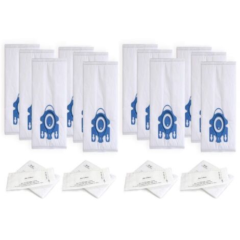 12 bolsas de repuesto para aspiradora y 4 juegos de filtros para Miele HyClean 3D Efficiency GN Classic C1 (1/4)