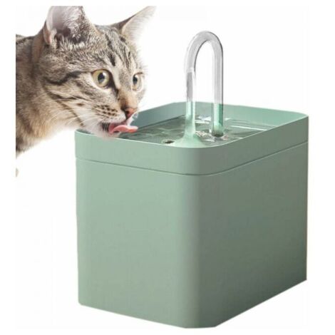 Fontana para gatti, fontana para gatti wireless ultra silencioso de 1,5 litros, fontana para animales domésticos con filtro para gatti, uccelli, cani (1/4)