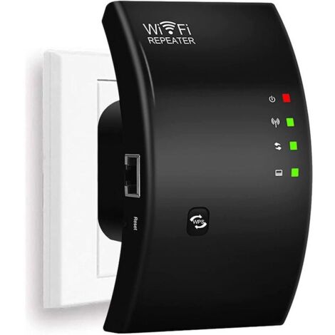 Repetidor WiFi, Potente Amplificador WiFi, 1 Puerto Ethernet, Área de Cobertura Hasta 200 Metros Cuadrados