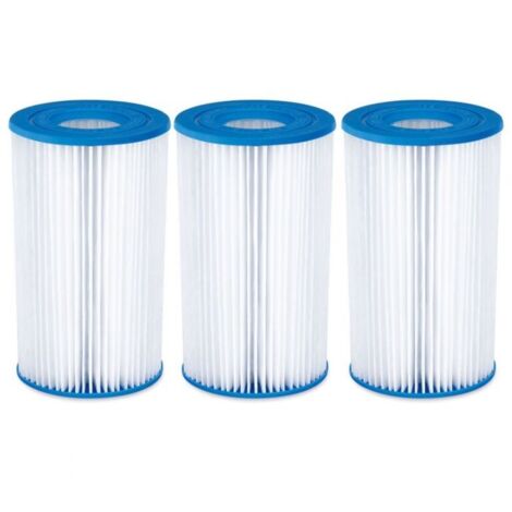 Juego de 3 elementos filtrantes para aire acondicionado de piscina, filtro de bomba de agua de piscina (1/4)