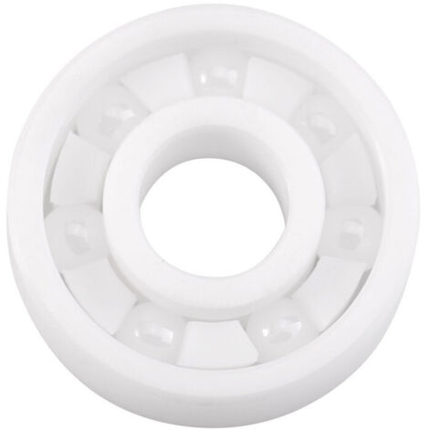 Rodamiento de bolas de cerámica en miniatura 608 para centrifugadora de dedo ZrO2, 8 x 22 x 7 mm, blanco (1/4)