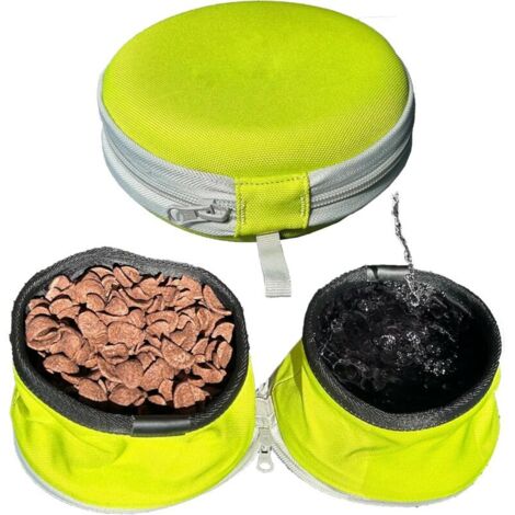 Comedero plegable de silicona para mascotas, bolsa de almacenamiento para comederos, comedero para perros, comedero para gatos, comedero para perros y bebedero para agua (1/4)