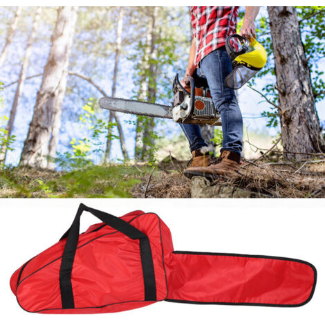Bolsa de transporte portátil de tela Oxford para motosierras de 12, 14 y 16 pulgadas (1/4)