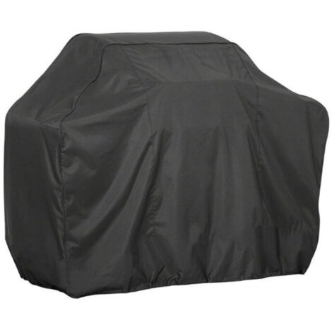 Funda para muebles de jardín, 100 x 80 x 66 cm, color negro, para barbacoa, para exterior, impermeable, (1/4)