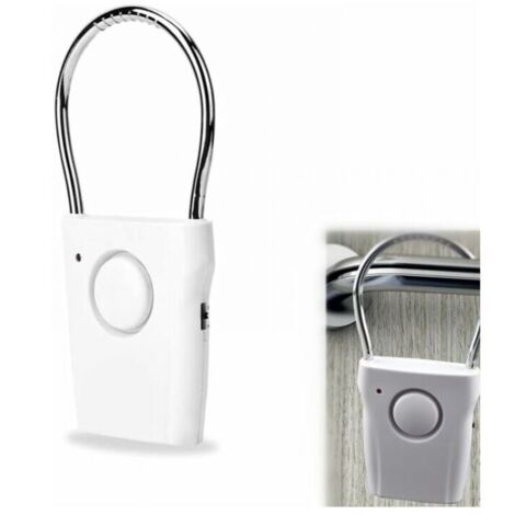 Alarma de puerta y ventana, sensor de puerta/ventana, sensor táctil de 120 dB, alarma antirrobo, alarma de vibración, alarma antirrobo de ventana, seguridad del hogar