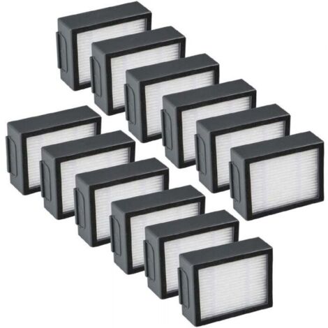 Paquete de 12 filtros de repuesto para aspiradoras iRobot Roomba i&e i7 e5 e6+ J7, repuestos y accesorios (1/4)