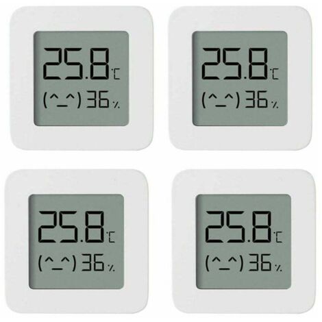 Termómetro Xiaomi BT 2, higrómetro digital eléctrico inteligente inalámbrico con sensor de humedad y compatible con la aplicación Mijia . (1/4)