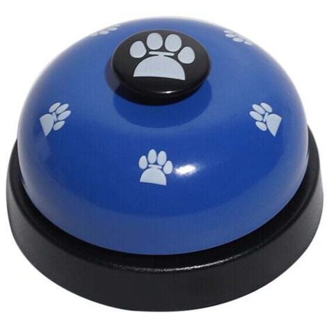 Campana para perros, campana de adiestramiento canino, dispositivo de comunicación para mascotas, azul (1/4)