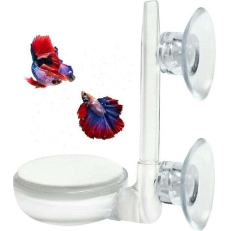 Kit de nano burbujas de piedra para acuario, difusor silencioso de oxígeno disuelto ultra alto con válvula de retención, produce burbujas ultrafinas para peces y acuarios pequeños.
