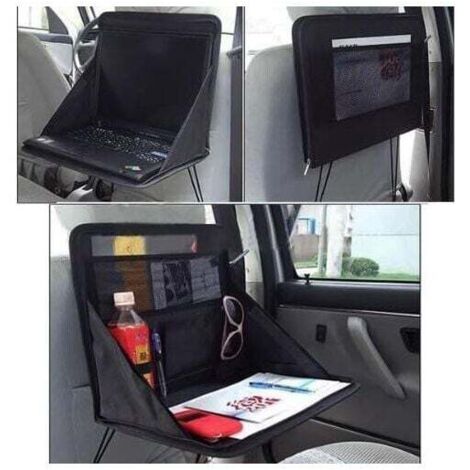 Soporte para portátil – para el asiento trasero del coche – bandeja de trabajo o de comida (1/4)