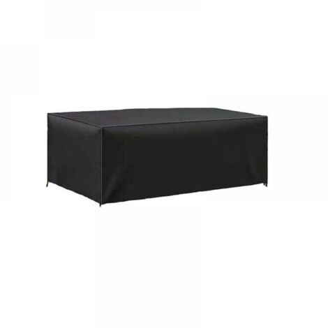 1 funda para mesa de jardín, 123 x 61 x 72 cm, 420D Oxford, funda protectora resistente a la intemperie y al desgarro para muebles de jardín. (1/4)