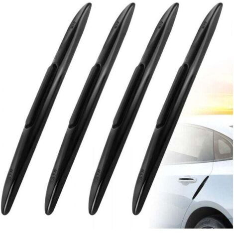 Tira protectora de borde de puerta negra, protector de borde de puerta de automóvil de 4 piezas para proteger su automóvil, protector de parachoques de automóvil hecho de material antiestático, protec (1/4)