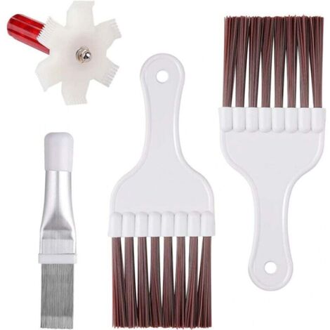peines para condensador de aire acondicionado, peine para rejilla de ventilación de aire acondicionado, peine para refrigerador, peine de acero inoxidable, 3 estilos (1/4)