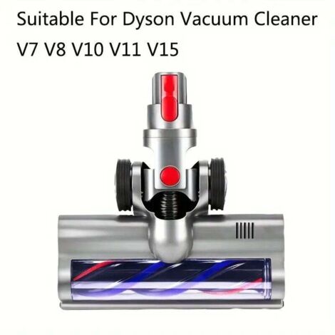 uds. Compatible con los modelos de aspiradoras Dyson V7V8V10V11V15 Cepillos eléctricos para suelos Cepillos para suelos con cerdas Accesorios para aspiradoras para limpiar azulejos y alfombras (1/4)