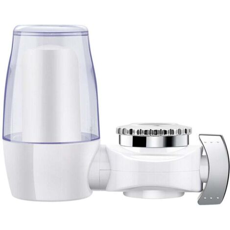 Filtro de agua para grifo, filtro para grifo de cocina, filtro antical para grifo, agua pura de clase 8, cuerpo transparente, apto para la mayoría de los tipos de grifos. (1/4)