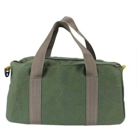 Bolsa de herramientas de 34 x 13 x 19 cm (verde) de 14 pulgadas, bolsa de herramientas robusta, bolsa multiusos pequeña, bolsa de herramientas para tuberías (1/4)