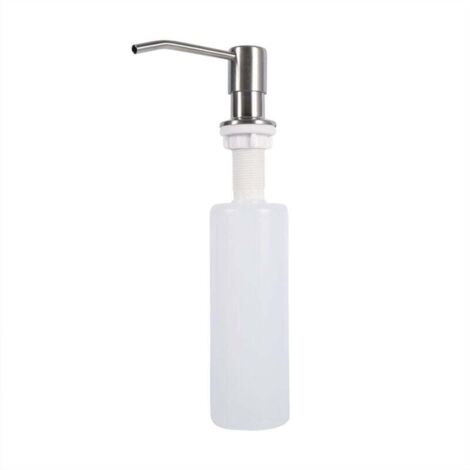 Dispensador de jabón líquido para fregadero de cocina y baño 300 ml (1/4)