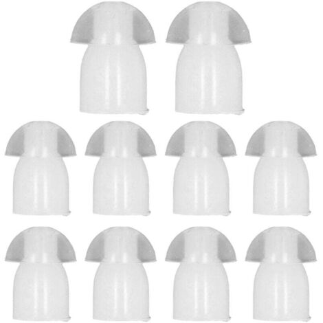 Tapones de silicona de repuesto para los oídos, almohadillas de silicona suave para walkie-talkies (1/4)