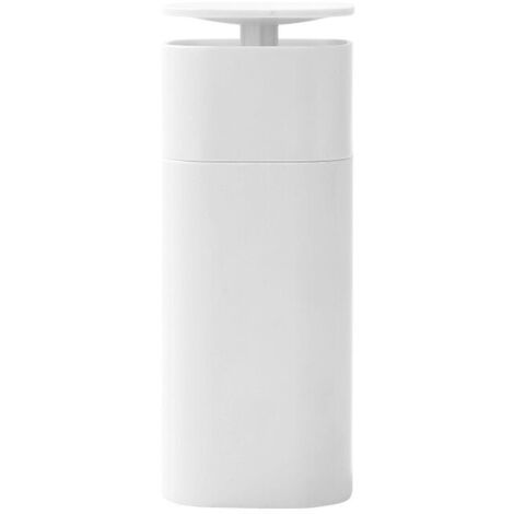 Botella dispensadora de bomba de vacío blanca bajo presión, botella dispensadora de bomba de líquido bajo presión para esmalte de uñas y desmaquillante (1/4)