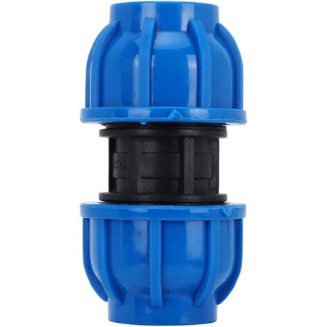 Accesorios de conexión para conector recto de tubería de agua de plástico PE de 32 mm a 32 mm (1/4)