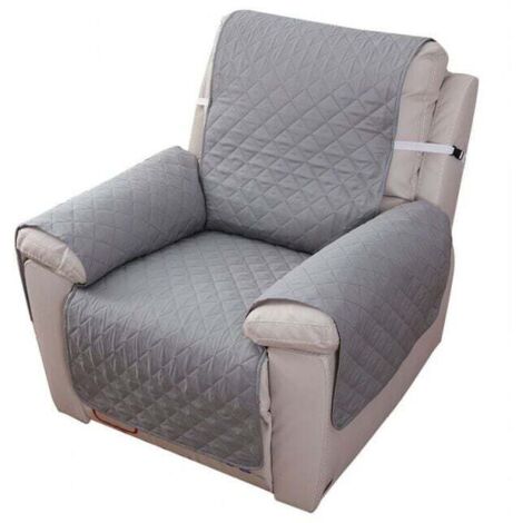 (Gris 55×200) Funda de sillón reclinable de 1 plaza, funda de sofá impermeable para sillón reclinable para dormitorio (1/4)