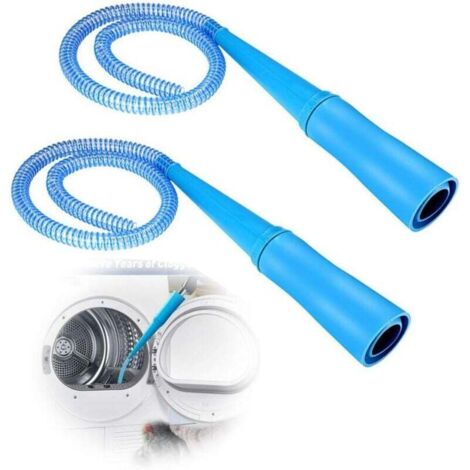 Paquete de 2 mangueras para aspiradora, accesorio para colector de polvo, manguera para aspiradora en seco, cabezal para aspiradora, herramienta de interfaz para colector de polvo, azul (1/4)