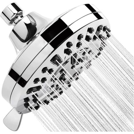 Cabezal de ducha de lluvia de alta presión 5.1 con 63D y 8 modos de rociado para ducha de baño (1/4)