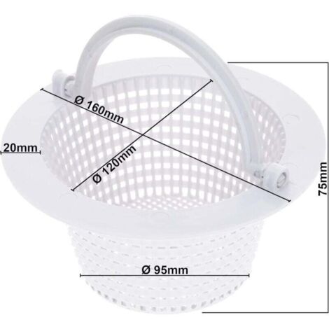 Eosnow Cesto di skimmer di ricambio in plastica facile installazione