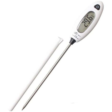 Termometro da Cucina Sonda di Temperatura Lunga Termometro da Cucina Digitale Lettura Istantanea Termometro LCD a Grande Schermo da 5 Secondi per Carne, Barbecue, Pasticceria, Acqua del Bagno (1/4)