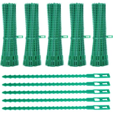 600 pezzi di legacci per piante, legacci da giardino regolabili da 23 cm, legacci da giardino in plastica morbida, legacci per pomodori per fili da giardino per aiutare a mantenere le piante (1/4)