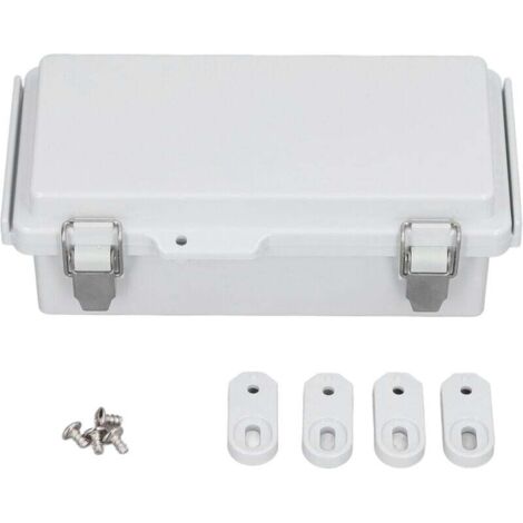 Caja eléctrica impermeable de ABS, cajas de conexiones de acero inoxidable, carcasa electrónica para exteriores, IP67 (1/4)