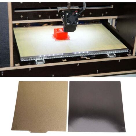 Placa De Construcción Para Impresora 3D, Placa De Construcción PEI PEO, Plataforma De Acero De Resorte Flexible De Doble Cara Para Imprimir 257x257mm 10 1x10 1 Pulgadas