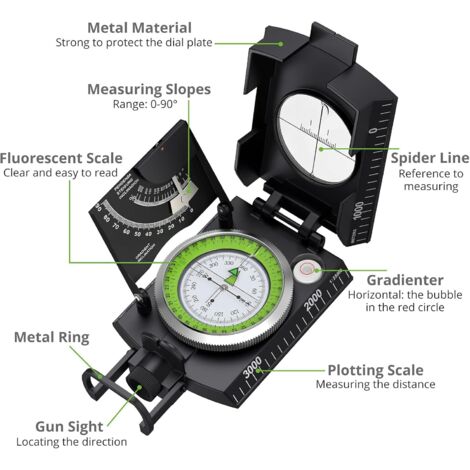 Brújula Suunto Mc2 Navigator Con Clinómetro Integrado | Envío Gratis