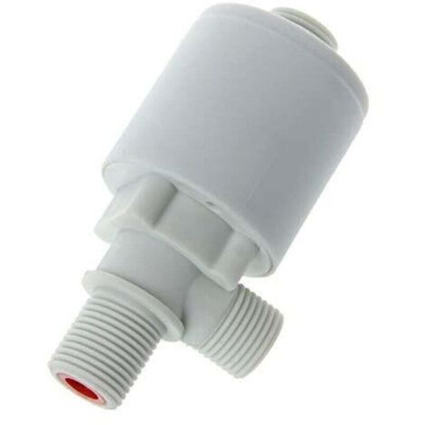 Válvula de flotador automática, válvula de bola flotante vertical de 3/4 de pulgada para instalación en exteriores, válvula de control de nivel de agua para tanque de piscina (2 piezas)