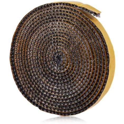 Junta autoadhesiva para chimenea de 3 mm x 20 mm x 2 m – Resistente al calor, para estufa/horno (1/4)